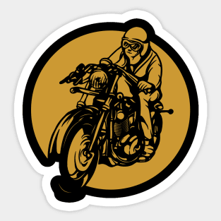 classic motorcycle Sticker